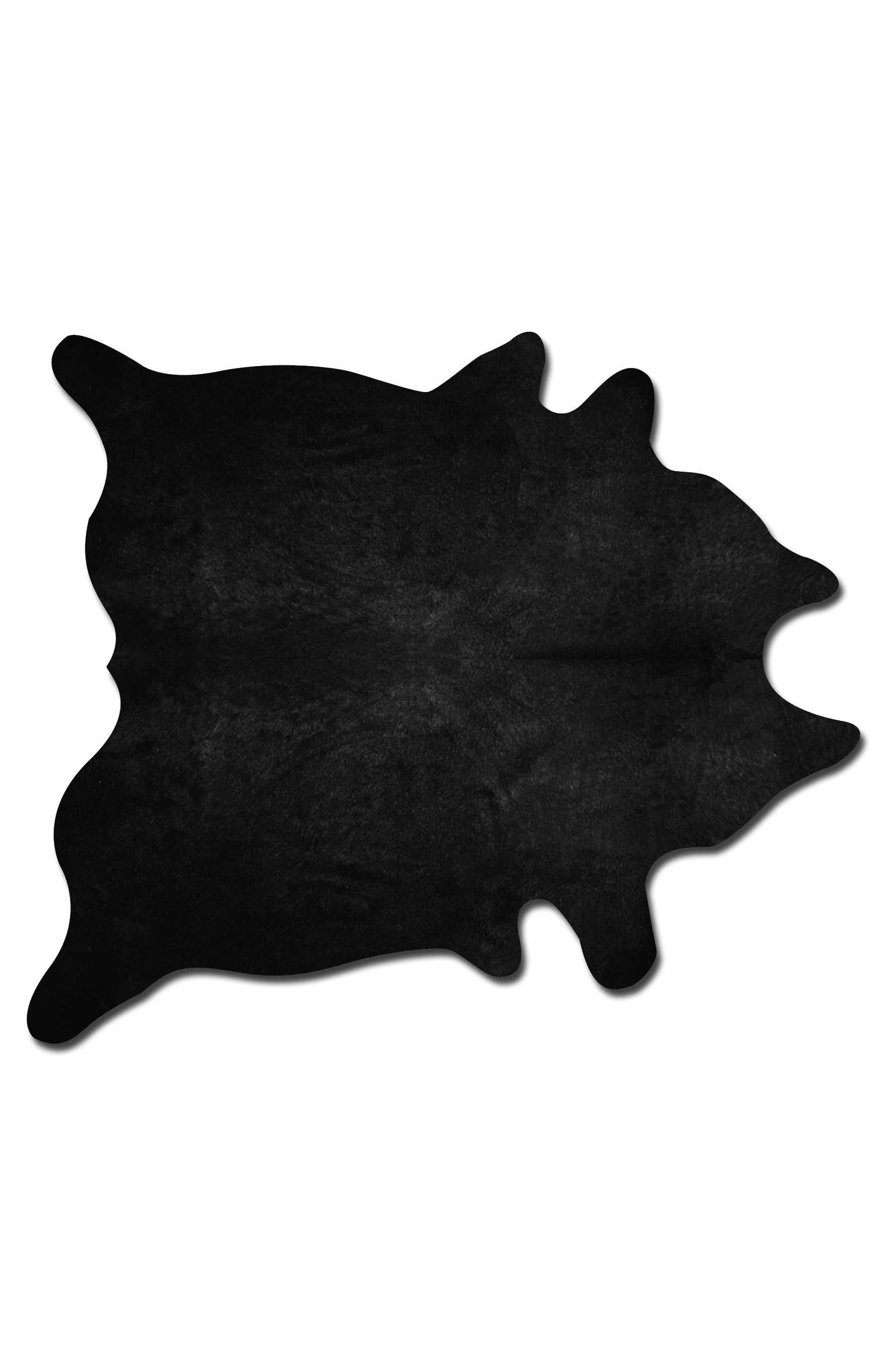 72" x 84" Black Cowhide - Rug