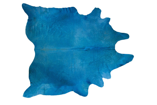 72" x 84" Sky Blue Cowhide - Rug