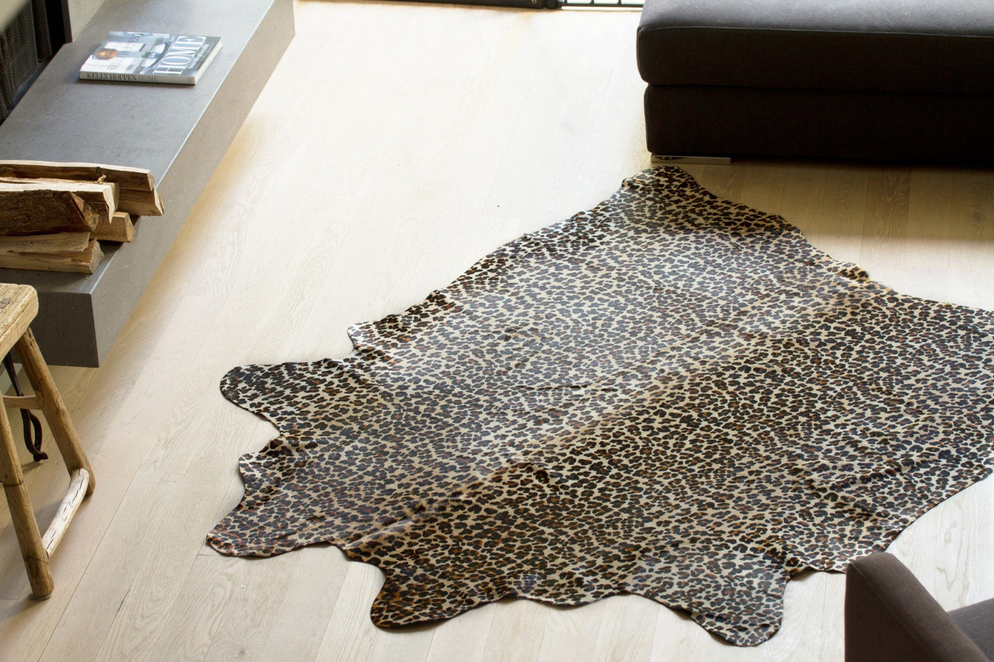 72" x 84" Leopard Cowhide - Rug