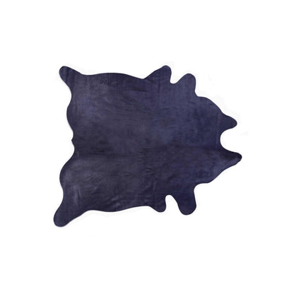 72" x 84" Navy Cowhide - Rug