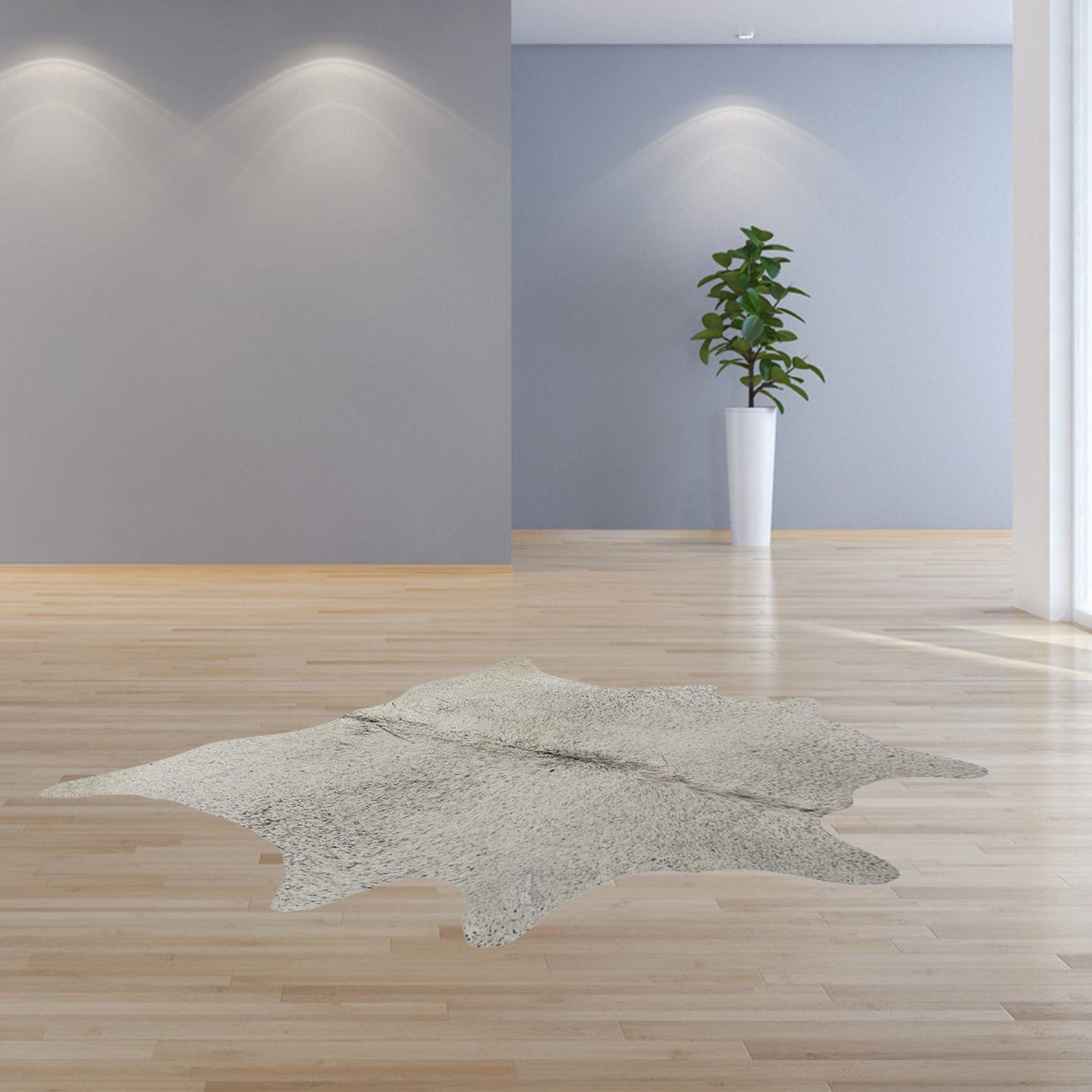 72" x 84" Gray Cowhide - Rug