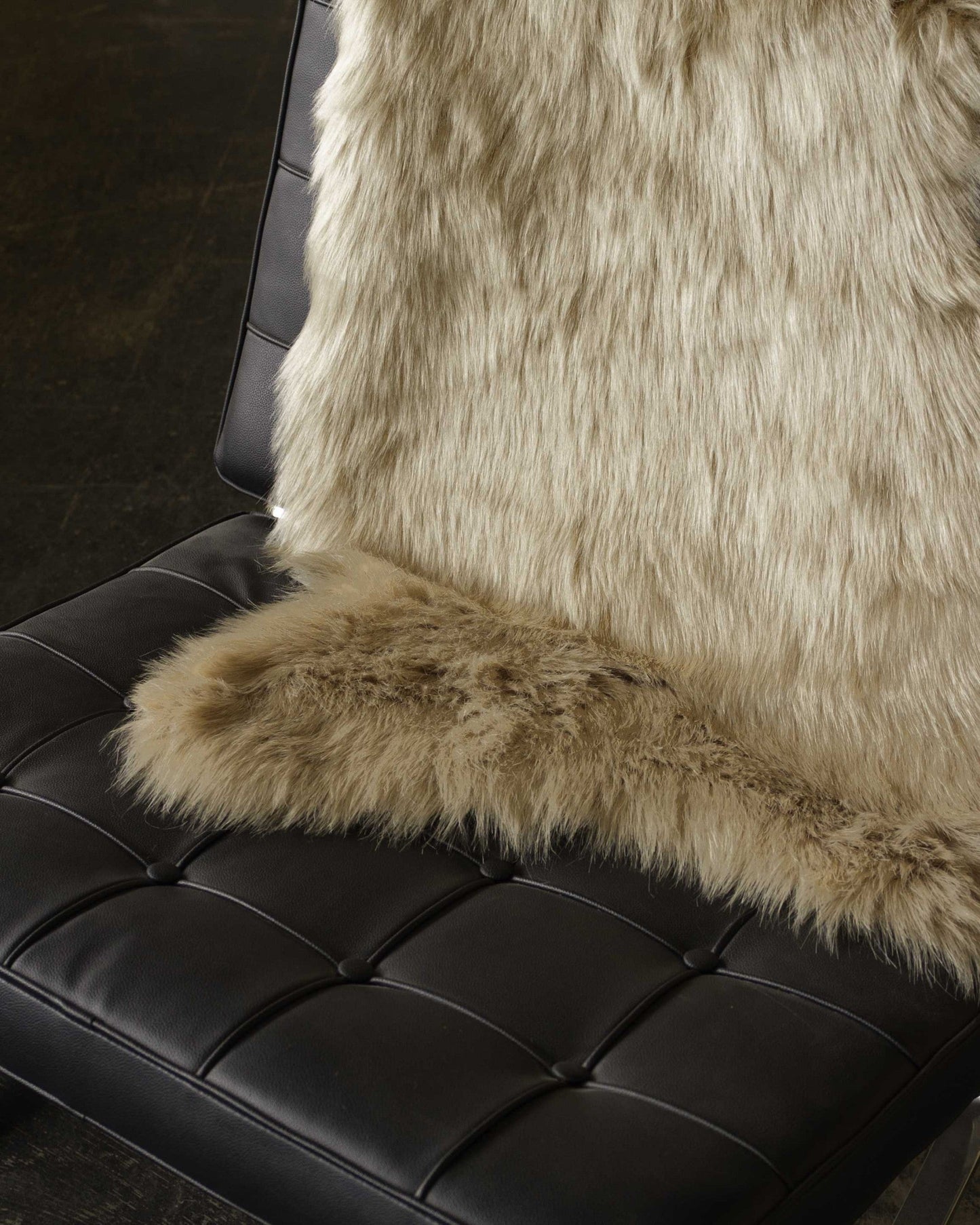 24" x 36" x 1.5" Tan Sheepskin - Area Rug