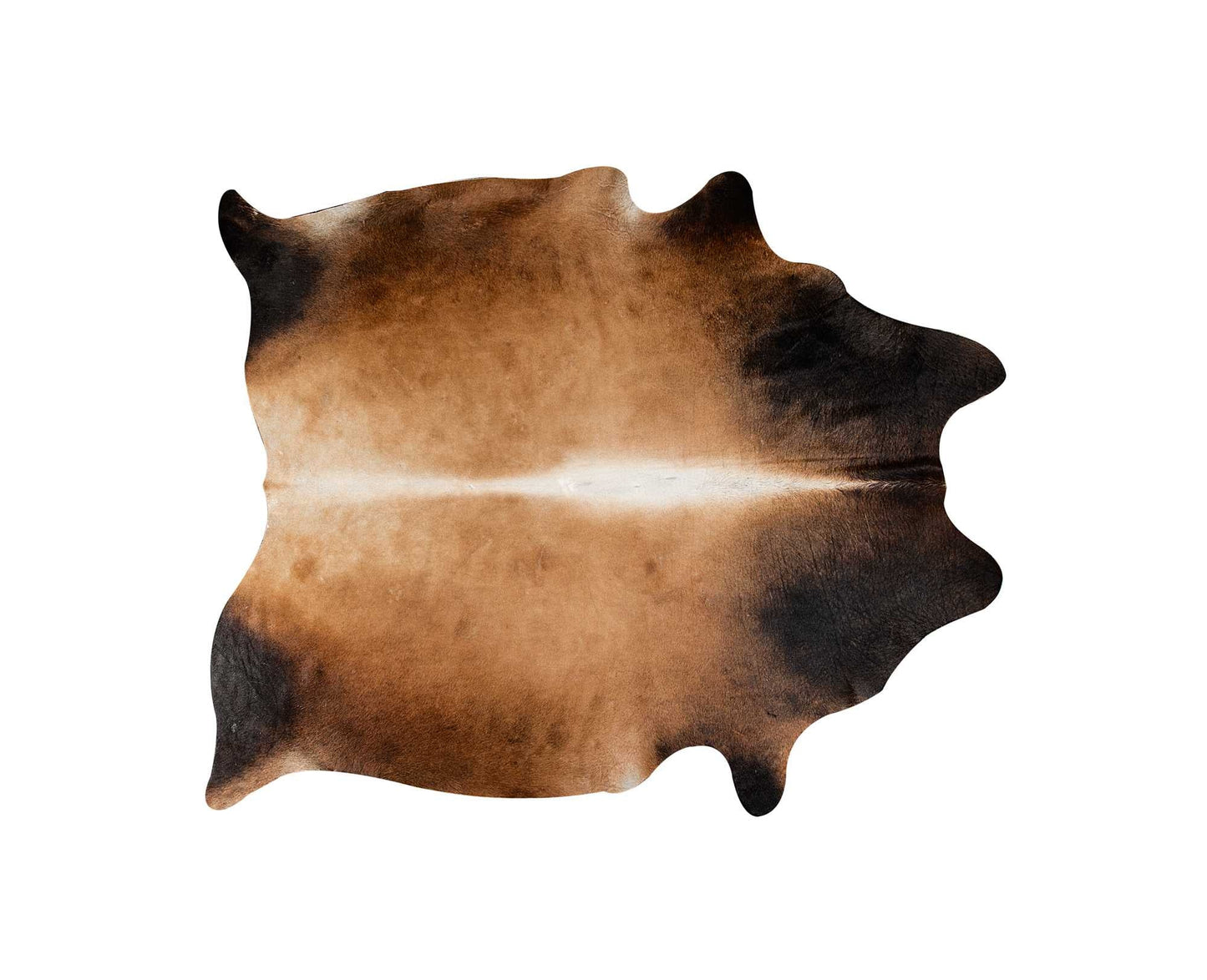 72" x 84" Tan Cowhide Rug