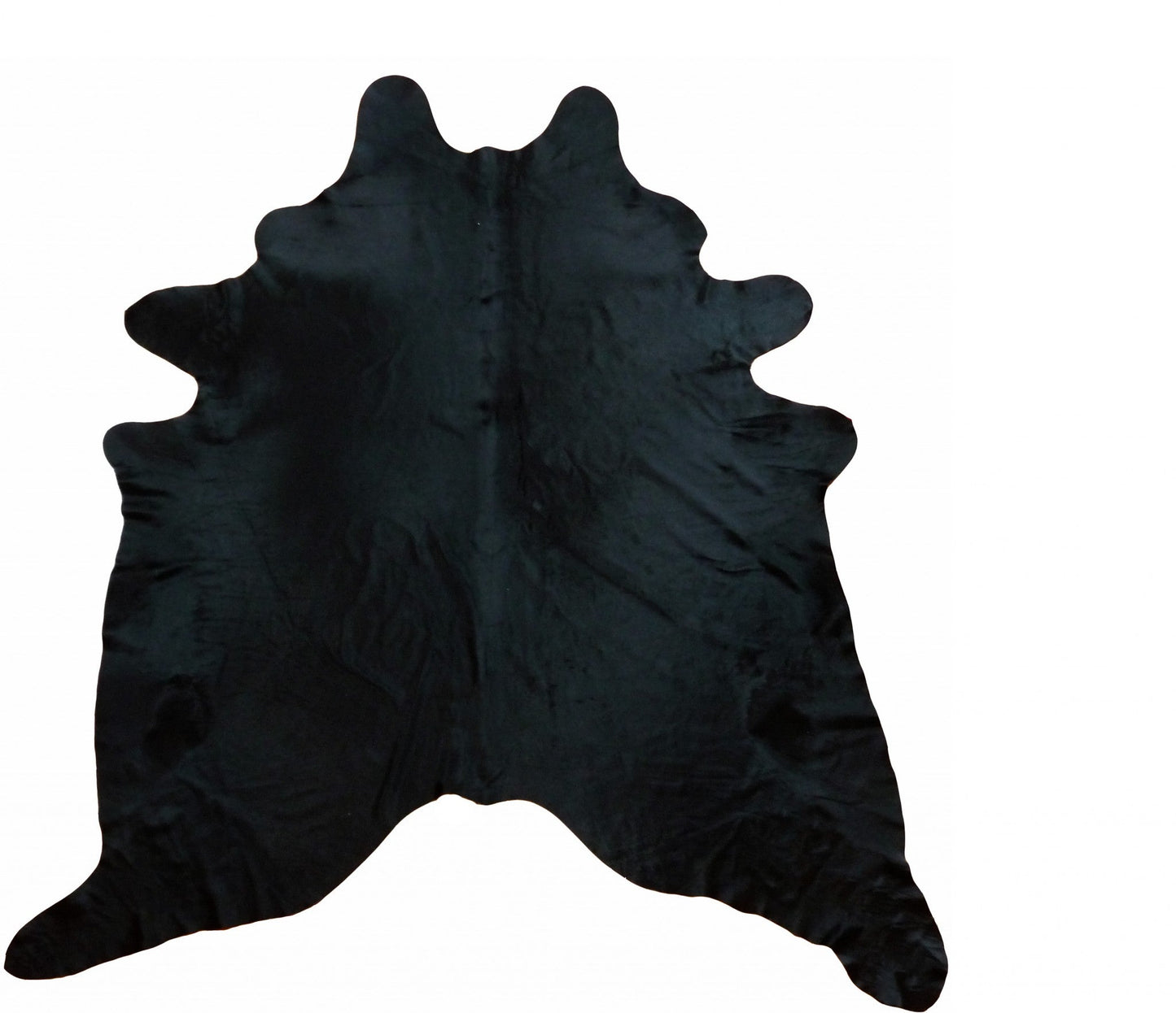 6.5 Ft Natural Black Brindled Cowhide Rug