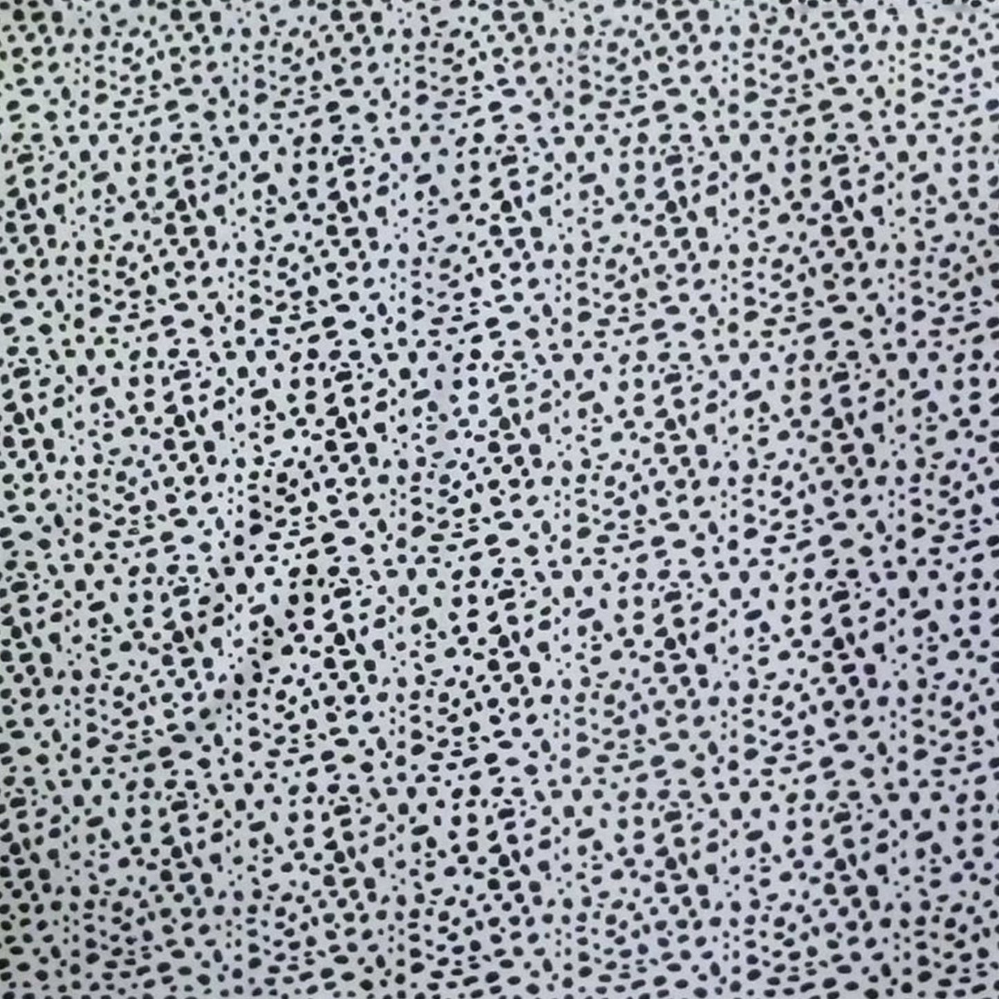 6 Ft Black and White Cheetah Stenciled Cowhide Rug